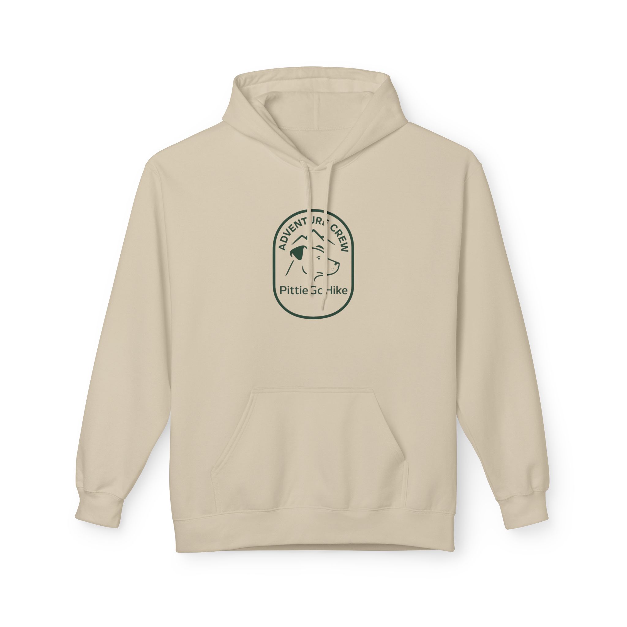 Hiking Hoodie — "One Trail. One Tail. Endless Adventures." Outdoor Adventure Fleece